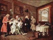 William Hogarth The Ladys Death oil painting reproduction